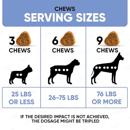 Kinpur Pet Care Relaxing Dog Calming Chews with Hemp Oil, Valerian Root, and Vitamin B - Natural Stress and Anxiety Relief for Dogs - 180 Beef-Flavored Calming Treats for All Breeds - Thumbnail 5