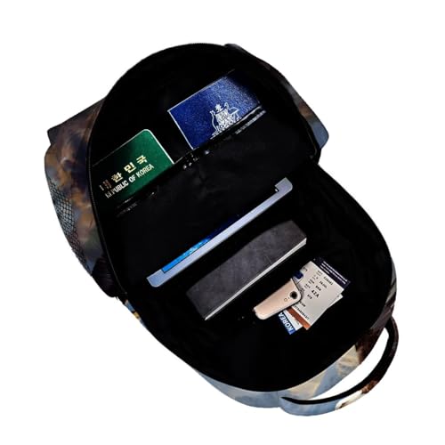 VANZEV Bald Eagle Backpack Travel Backpacks Laptop Rucksack,School Bookbag for Women Kids Boys Girls,Eagle Back Pack Accessories Bags,Ideal Gifts for Work, Outdoor Adventures