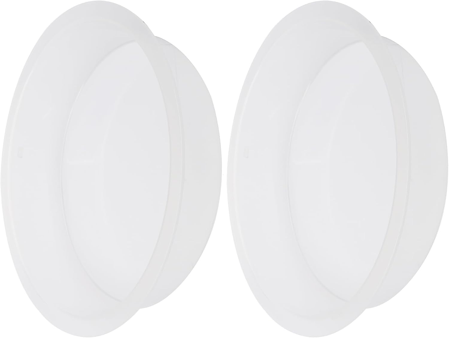 2Pcs Plastic Bird Water Bowls, Round Bird Bowls Seed Feeder Tray, Water Bath Accessories for Feeding Station/Attracting Birds
