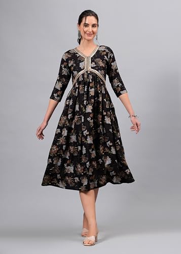 Image of FELISIA Women's Embroidered Anarkali Kurta