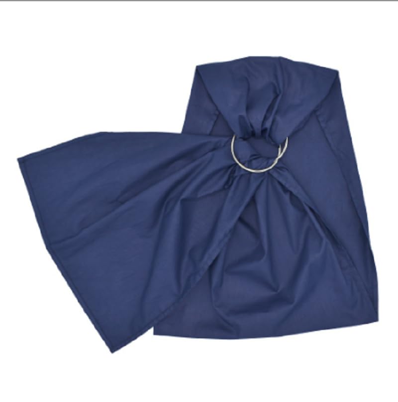 Portabebés para niños pequeños para niños pequeños, parte delantera y trasera, portabebés delantero largo de 59.1 in (azul)