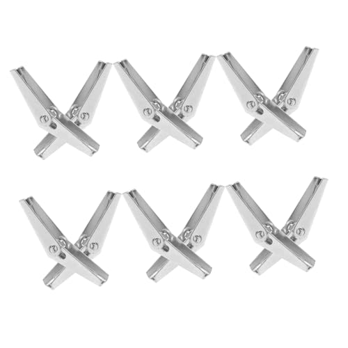 Cabilock Hollow Wall Anchors Butterfly Anchors for Drywall 12pcs Expansion Screws Toggle Bolts Kit