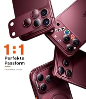 TORRAS für iPhone 18 Pro Max 9H+ Kratzfest Kameraschutz HD-Klares, Cherry – Ansicht 5