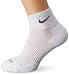 Nike Dri-Fit Half Cushion Quarter Socks (3 Pack) White SX4835-101 Size Medium (6-8)