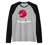 Lustiges Bowling-Geschenk für Mutter, Bowler, Spielbahn, Sport Raglan