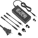 DMMNS 42V 2A Charger with 4 Tips (5.5x2.1/5.5x2.5/8mm 3-Prong/RCA) Compatible with Hiboy,Gotrax,Swagtron Universal for 36V/42V Scooter Battery