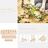 OHPHCALL 5-in-1 Wooden Bowknot Maker Ribbon Accessory Set with Board and Sticks for DIY Bow Making, Wreath Crafting, and Wrapping Supplies for Holiday Decorations and Party Crafts #3