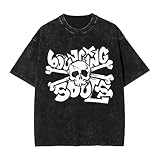 The Bouncing Band Souls T Shirt Men's Y2K Graphic Print T-Shirt Summer Short Sleeve Streetwear Oversized Vintage Round Neck Shirts