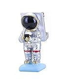 UnnFiko Astronaut Silver Stand Holder, Cartoon Desktop Bracket Desk Mount, Universal for iPhone X 7 8 Plus Samsung S7 Edge S8 iPad Air Pro Mini and Other Cell Mobile Phone Tablet PC (Astronaut Silver)