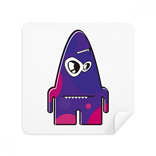 Tissu lunettes téléphone univers nettoyage alien monstre violet | Suède de nettoyage 2Pcs