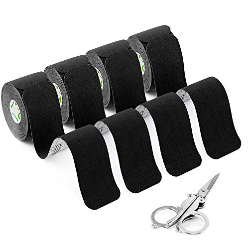 Kinesiology Tape | 2”x10” PreCut Strips |4 Rolls/80 Strips| JB Tape Helps