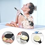 Back Scrubber Anti Slip for Shower, 21.7” Detachable Back Bath Brush for Shower, Back Scrubber, Exfoliation and Improved Skin Health for Elderly with Limited Arm Movement, Disabled (21.7” Black) - Image 5