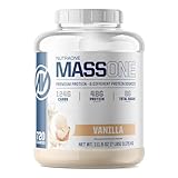 NutraOne Massone Mass Gainer Protein Powder Gain Mass Protein Meal Replacement (Vanilla - 7 lbs.)