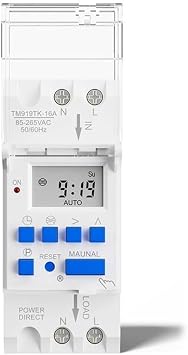 Astronomical Timer Switch TM919TK Auto Sunrise Sunset Control 16A 3200W Digital Time Switch Electronic