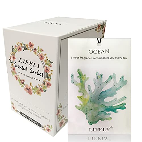 Liffly 14 Packs Ocean Scented Sachets For Drawers And Closets #TOP8