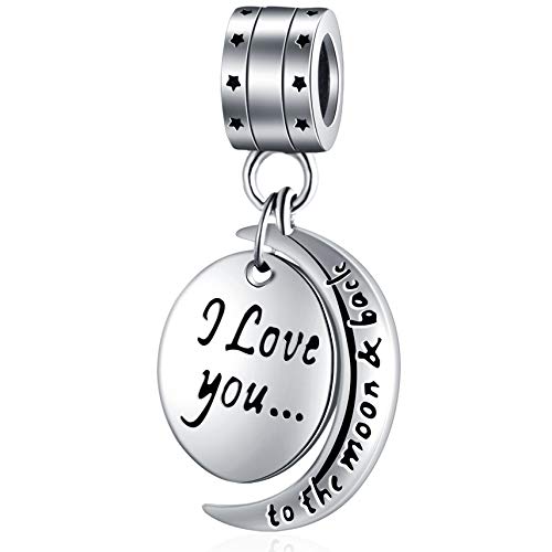 Autism Awareness Charm for European DIY Bracelet, 925 Sterling Silver Puzzle Piece Enamel Charms, Live Love Laugh Charms, I Love You Dangle, Love Letter and Ribbon Bow Beads, for Family/Couple/Friend