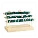 Porte-bijoux Affichage de bijoux en bois Porte-bague porte-barre T-Bar Afficher Bracelets Anklets Bijouterie Publication Packaging Tool de bijoux Organisateur de bijoux ( Color : 3 layer Green )