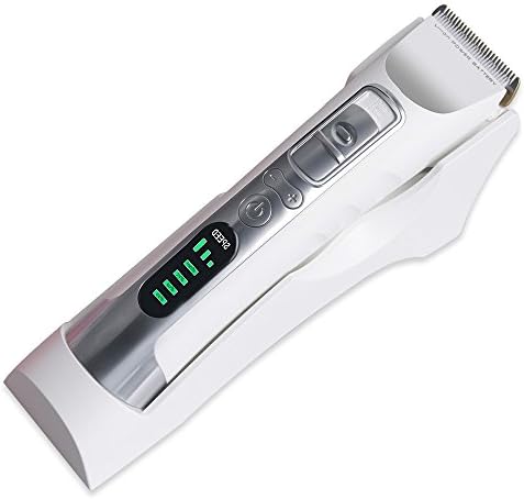 Codos CHC-919 Professional Hair Clippers Electric Trimmer Grooming Kit,3 adjustable speeds, Rechargeable And Cordless Haircut Clipper with Base from Queetus for Men