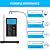 Alkaline Water Ionizer Machine, Water Purifier Machine PH 3.5-10.5,Up to 600mV ORP, 8000 Liters Per Filter,7 Water Settings,Auto-Cleaning,Intelligent Voice Silver