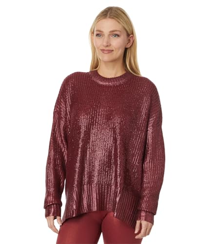 Beach Riot Womens Callie Sweater Merlot Medium