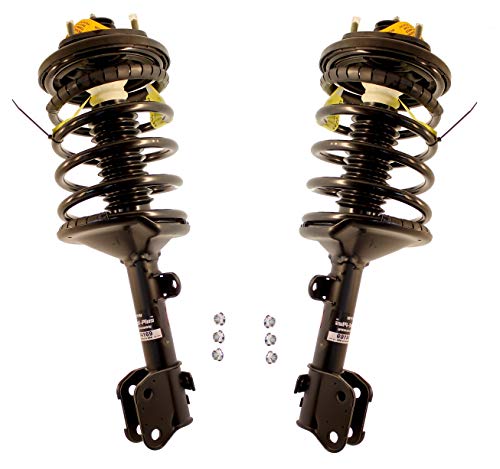 Pair Set Of 2 Front KYB Strut-Plus Suspension Struts & Coil Spring Assemblies For Honda Pilot AWD 2003-2008 Acura MDX 2001-2002