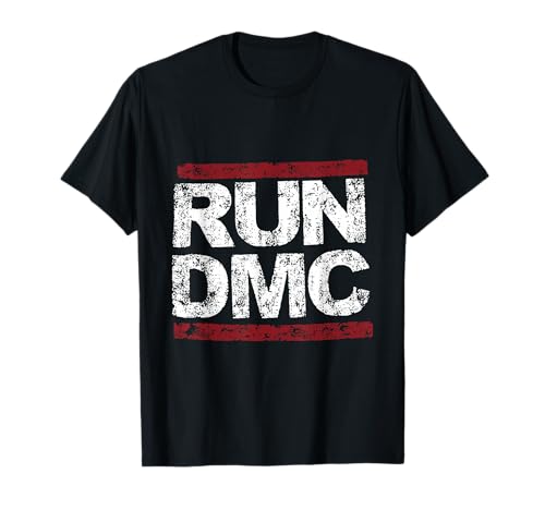 Run dmc grunge logo t-shirt