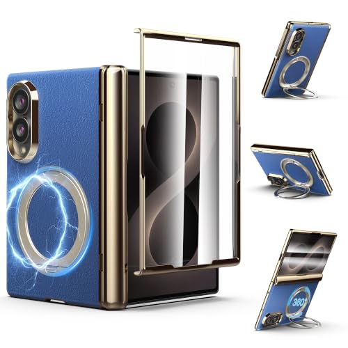 Funda Samsung Galaxy Z Fold 8 con soporte ajustable 360 y anillo MagSafe