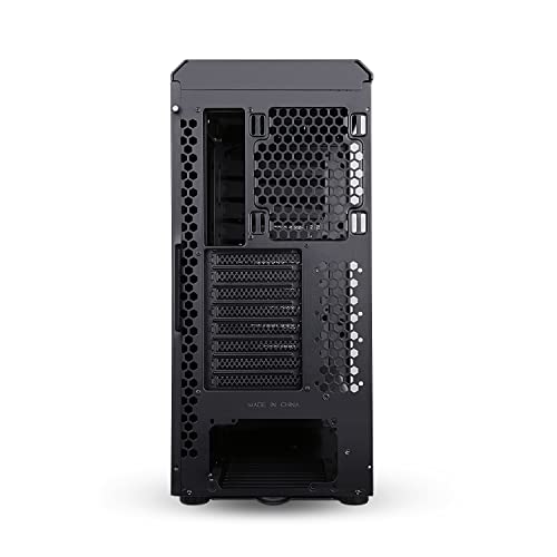 Image of Ant Esports Vanguard Mid- Tower Computer Case /Gaming Cabinet - Black | Supports E-ATX, ATX, Micro-ATX, Mini-ITX | Pre-Installed 2 x 120mm Fans in Front and 1 x 120 mm Fan at Rear