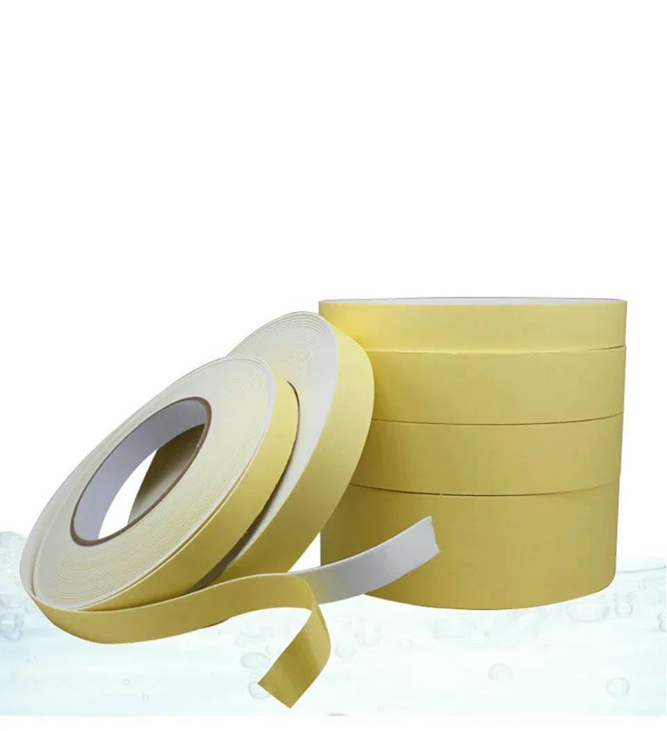 Bande d'étanchéité simple face EVA 1 mm 2 mm 3 mm épaisseur, isolation thermique auto-adhésive mousse anti-collision porte fenêtre 10 mm Blanc 5 M