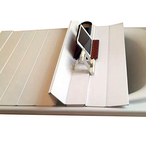 Couverture de baignoire contre l'eau qui refroidit vite et support de tablette stable