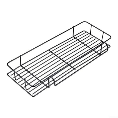 Panier de rangement en fer pour barbecue - Panier de rangement suspendu pour barbecue - Panier de rangement pour outils de barbecue avec design suspendu