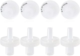 MCE (Mix Cellulose Ester) Syringe Filters Diameter 13mm Pore Size 0.45μm Sterilizing Filters by Allpure Biotechnology DHL Fast Delivery (Mix Cellulose Ester, Pack of 100)