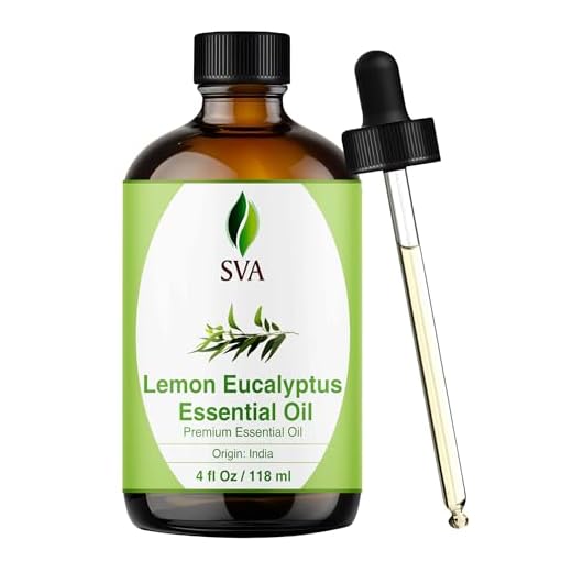 SVA Lemon Eucalyptus Essential Oil 4 Oz - 100% Pure, Natural, Premium Therapeutic Grade Eucalyptus Citriodora, Perfect for Radiant Skin, Healthy Hair, Soaps, Candles, Aromatherapy, Diffuser.