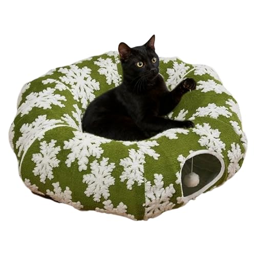Cama para gatos donut de Navidad y hogar para el dormitorio 2