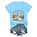 Take Me to The Thrift Shop Shirt Funny Vintage Thrifting Unisex T-Shirt Sky Blue