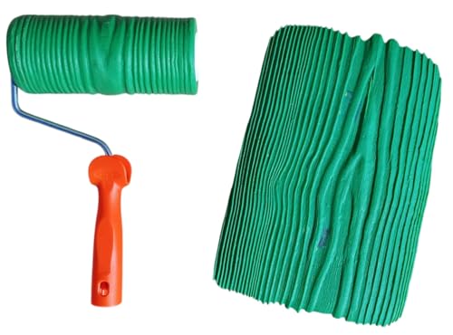 Rouleau pour béton imprimé + gant de finition texture (bois 1)