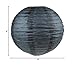 WYZworks - Round Paper Lanterns 10 Pack (Black, 8