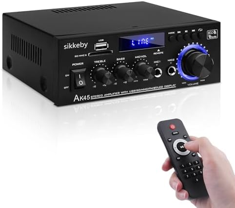 HiFi-Verstärker AK45 Mini Bluetooth Stereo-Audioverstärker Receiv...