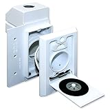 NuTone CI358 Central Vacuum Direct Connect Electrified Inlet White