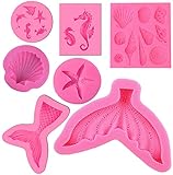 【Aplicaciones amplias】El molde de silicona en forma de mini animal marino no solo es una herramienta perfecta para la decoración de pasteles, sino que también es adecuado para caramelos duros, caramelos blandos, gelatina, jabón, magdalenas, chocolate derretido, cera, hielo, resina epoxi, varios tipos de arcilla moldeada o Artesanías de arcilla polimérica DIY, hacer diseño de joyas.