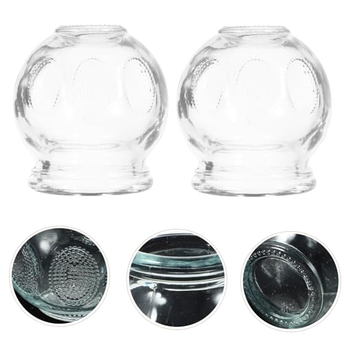 FOMIYES - 7 tazas de ventosa de vidrio para terapia de ventosas, uso doméstico, cuidado corporal seguro, fuerte adherencia, fácil limpieza, estilo aleatorio miniatura 6