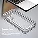 Wuwedo for iPhone 15 Clear Bumper Frame No-Back Case, Slim Fit Ultra-Light Anti-Yellowing Transparent Protection Bezel Phone Cover Case 6.1