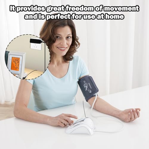 Menibeuty 6 V Om -ron Blutdruckmessgerät-Ladegerät, 1,4 m Ersatz-Ladekabel, kompatibel mit M2 M6 M8 M9 X3 X4 X7, AC Netzadapter Blutdruckmessgeräten