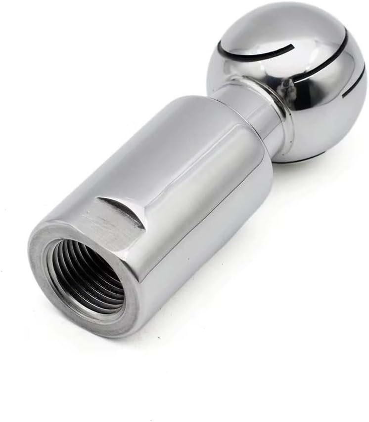 BSP 1/4"-2" SS304/316L Internal Thread Rotary Spray Ball - 360° CIP Tank Cleaning Head for Food/Beverage/Pharmaceutical, 1 Piece(304,2")