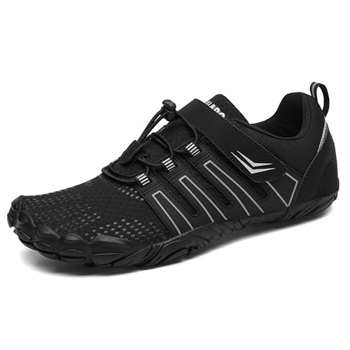 Saguaro Hombre Barefoot Zapatillas De Trail Running Mujer Minimalistas Zapatillas De Deporte Fitness Zapatos Descalzos Para Correr En Montaña Asfalto Zapatos De Agua Respirable, 083 Negro 41 Saguaro Hombre Barefoot Zapatillas De Trail Running Mujer Minimalistas Zapatillas De Deporte Fitness Zapatos Descalzos Para Correr En Montaña Asfalto Zapatos De Agua Respirable, 083 Negro 41
