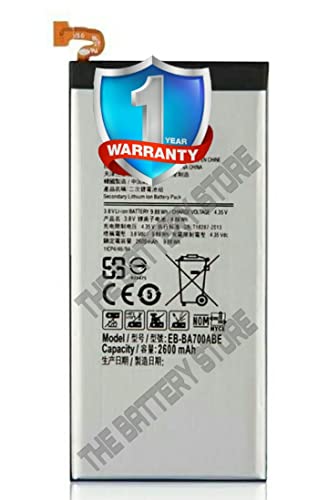 Image of THE BATTERY STORE Original EB-BE700ABE Battery for Samsung Galaxy A7 Battery High Capacity Battery Backup with 1 Year Warranty(for Samsung A7 BA700ABE)