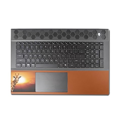 Image of MightySkins Skin Compatible with Alienware M18 R1 (2023) Full Wrap Kit - Sunset Giraffe | Protective, Durable, and Unique Vinyl Decal wrap Cover | Easy to Apply & Change Styles | Made in The USA