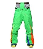2. Nuevo y de alta calidad. La superficie de los pantalones de esquí es resistente al agua, al frío, al viento y transpirable.
