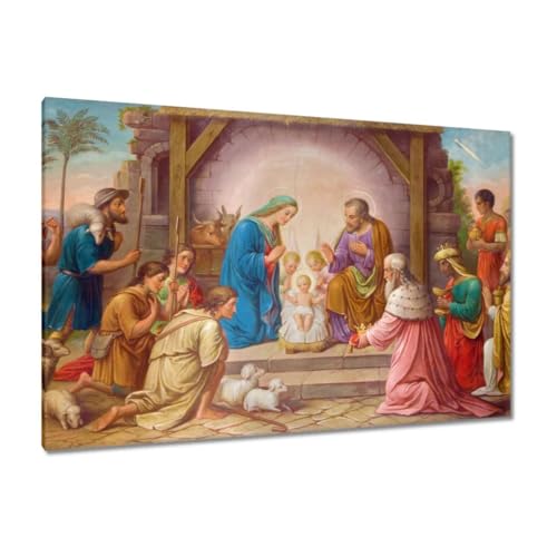 Toile imprimée haut de gamme 120 x 80 cm décoration murale stable