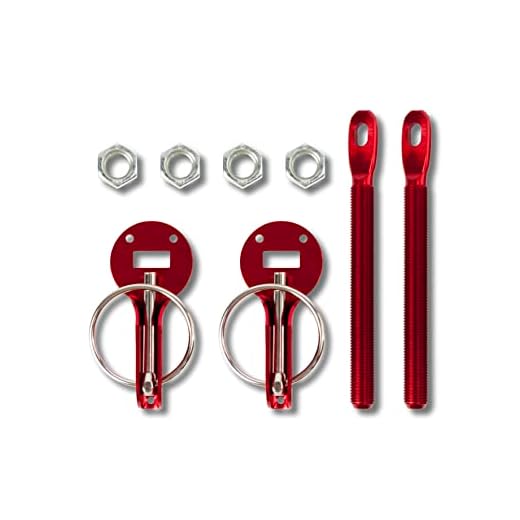 Occ Motorsport OCCRC001 Cierre Capo Muelle, Rojo